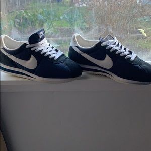 Nike Cortez Navy Blue/white - Fits 11.5 OFFER SUM!